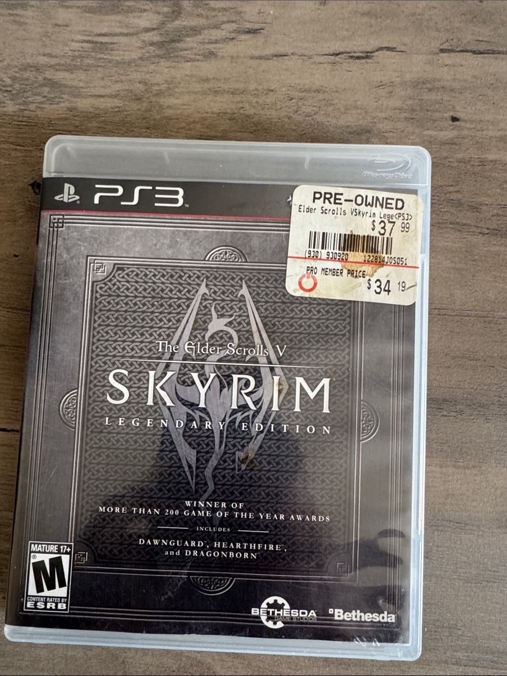 The Elder Scrolls V: Skyrim Legendary Edition - Black - PS3